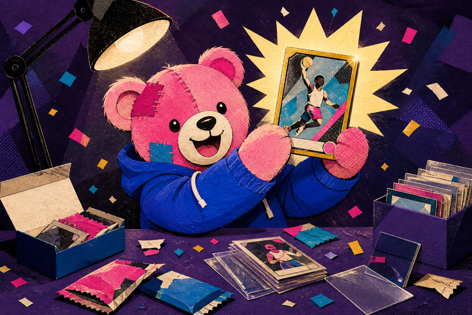 Teddy stands at the velvet rope of an exclusive superhero clubhouse.